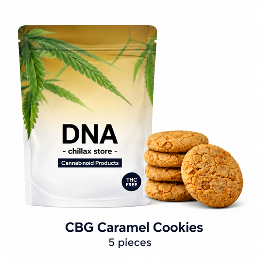 CBGクッキー 5枚入 TOTALCBG1000mg CBD250mg キャラメル味