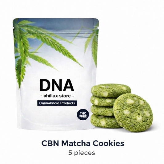 CBNクッキー 5枚入 TOTALCBN1000mg CBD250mg CBG250mg 抹茶味