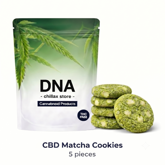 CBDクッキー 5枚入 TOTALCBD1000mg CBD250mg 抹茶味